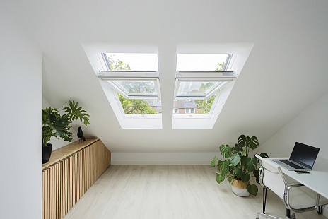 Объект из С комбинированной системой открывания preSelect Max Fakro FPU-V U3 PRESELECT MAX